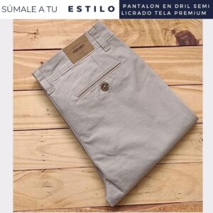 Pantalon en dril Slim Fit hombre