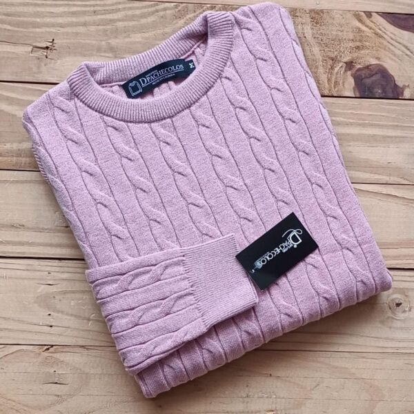 SWEATER TIPO CASHEMIRE CUELLO REDONDO - Imagen 7