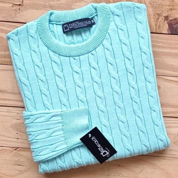 SWEATER TIPO CASHEMIRE CUELLO REDONDO - Imagen 2