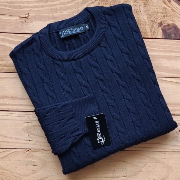 SWEATER TIPO CASHEMIRE CUELLO REDONDO - Imagen 3