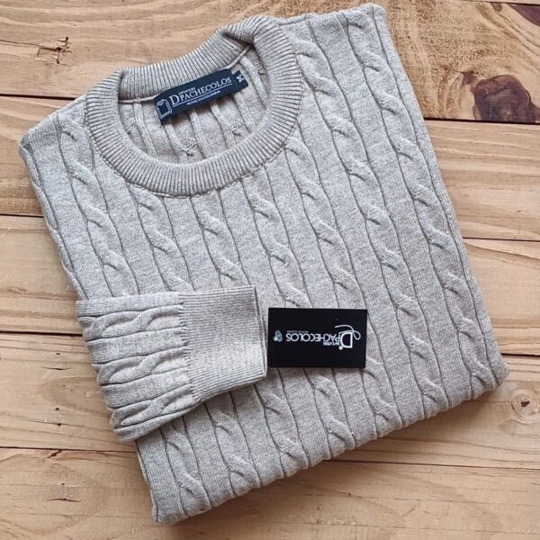 SWEATER TIPO CASHEMIRE CUELLO REDONDO - Imagen 4